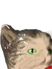 Vorschaubild 3 von Katze Porzellan Dekofigur Klassisch Mehrfarbig 8cm Tiermotiv