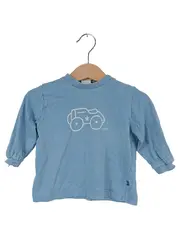 Vorschaubild 2 von Langarmshirt Baby Junge Gr. 74 Blau Casual Auto Motiv