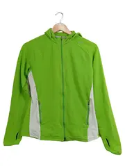 Vorschaubild 1 von Damen Trainingsjacke Sport Kapuze Reißverschluss Baumwolle M Grün