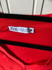 Vorschaubild 3 von Damen T-Shirt V-Ausschnitt Rot Gr. 36/S Casual Basic