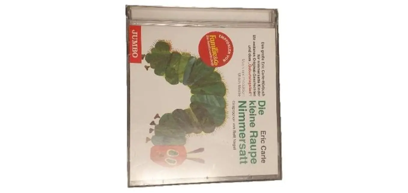 Die kleine Raupe Nimmersatt Eric Carle JUMBO Hörspiel CD ab 24 Monate