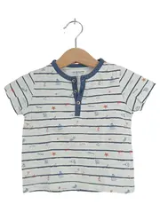 Vorschaubild 1 von Baby T-Shirt Maritim Gestreift Gr. 80/81 Weiß Blau