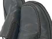 Vorschaubild 3 von Damen Slipper Gr. 37 Blau Casual Leder Mokassin