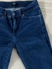 Vorschaubild 5 von Damen Mom Jeans Blau Gr. S 36 L29 Casual Baumwolle