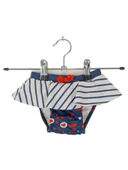 Vorschaubild 1 von Badehose Kinder Mädchen Gr. 68 Blau Gestreift Maritim Schleife