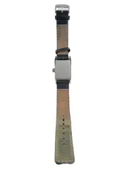 Vorschaubild 2 von Damen Armbanduhr Schwarz Leder Edelstahl Elegant Strasssteine