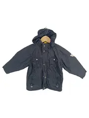 Vorschaubild 1 von Kinder Jacke Gr. 92 Dunkelblau Kapuze Baumwolle Knopf im Ohr