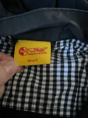 Vorschaubild 2 von Kinder Jacke Gr. 92 Dunkelblau Kapuze Baumwolle Knopf im Ohr