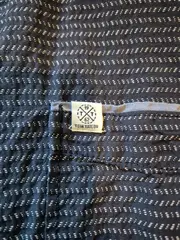 Vorschaubild 4 von Herren Business Hemd Kurzarm Blau Grafisch Gr. 52 XL Baumwolle