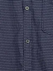 Vorschaubild 6 von Herren Business Hemd Kurzarm Blau Grafisch Gr. 52 XL Baumwolle