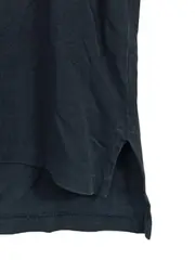 Vorschaubild 4 von Herren Poloshirt Klassisch Uni Baumwolle Schwarz Gr. S