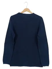 Vorschaubild 2 von Herren Pullover Gr. 46/S Blau Casual Baumwolle Strukturmuster