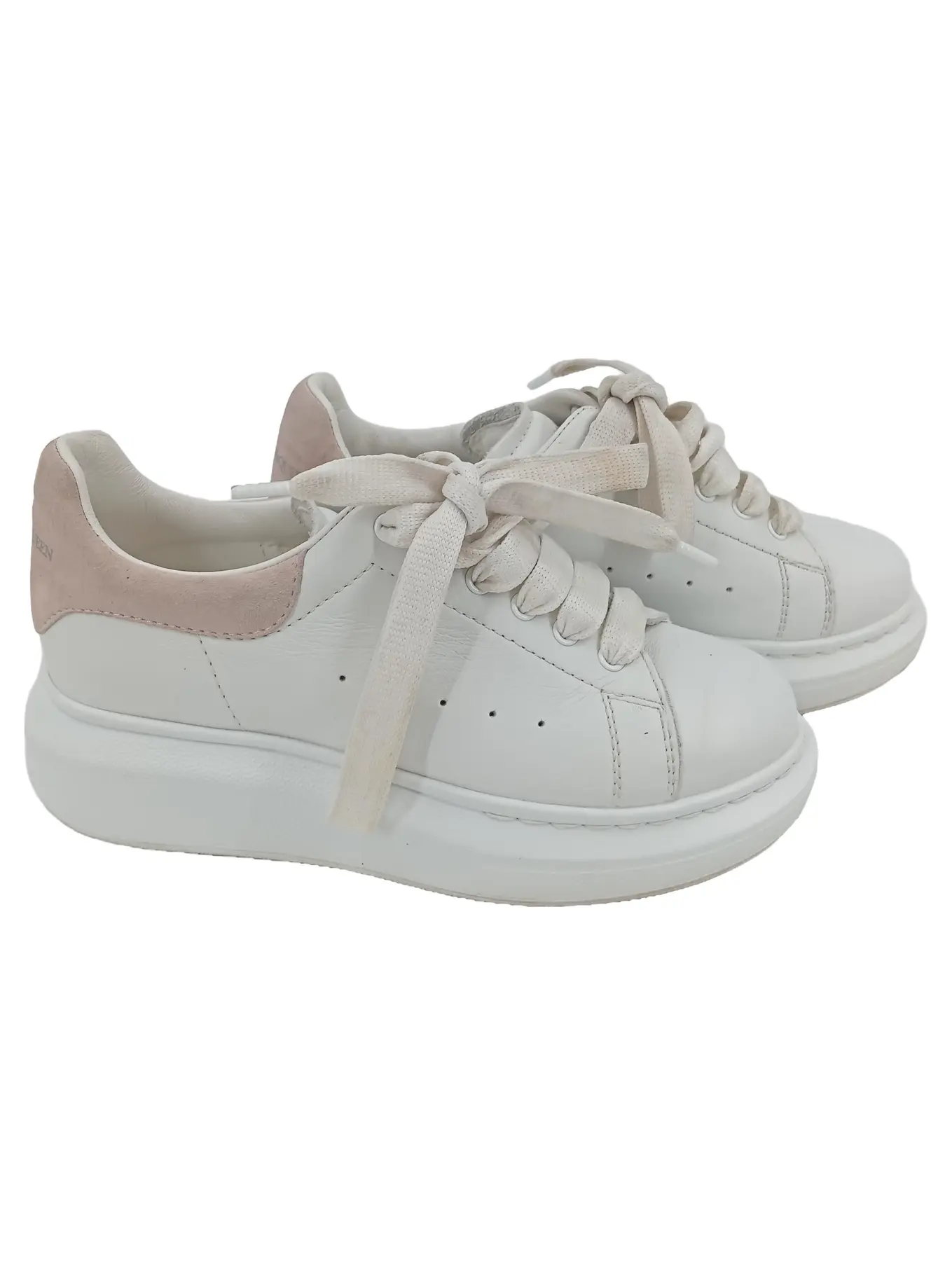 ALEXANDER MCQUEEN Sneaker low Kinder Gr. 30.5 Weiß Pink Plateau