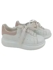 Vorschaubild 1 von Sneaker low Kinder Gr. 30.5 Weiß Pink Plateau