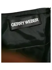 Vorschaubild 3 von Bleistiftrock Damen Gr. 40 Schwarz Geometrisch Business Midirock