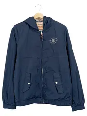Vorschaubild 1 von Kinder Leichte Jacke Gr. 140 Blau Casual Kapuze