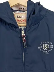 Vorschaubild 5 von Kinder Leichte Jacke Gr. 140 Blau Casual Kapuze