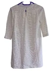 Vorschaubild 2 von Freizeitkleid Kinder Gr. 128 Beige Casual Strukturmuster
