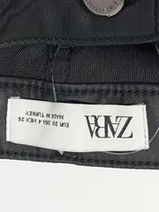 Vorschaubild 3 von Damen Jeans Bootcut Schwarz Gr. 36/S Elegant Modern Coated Look