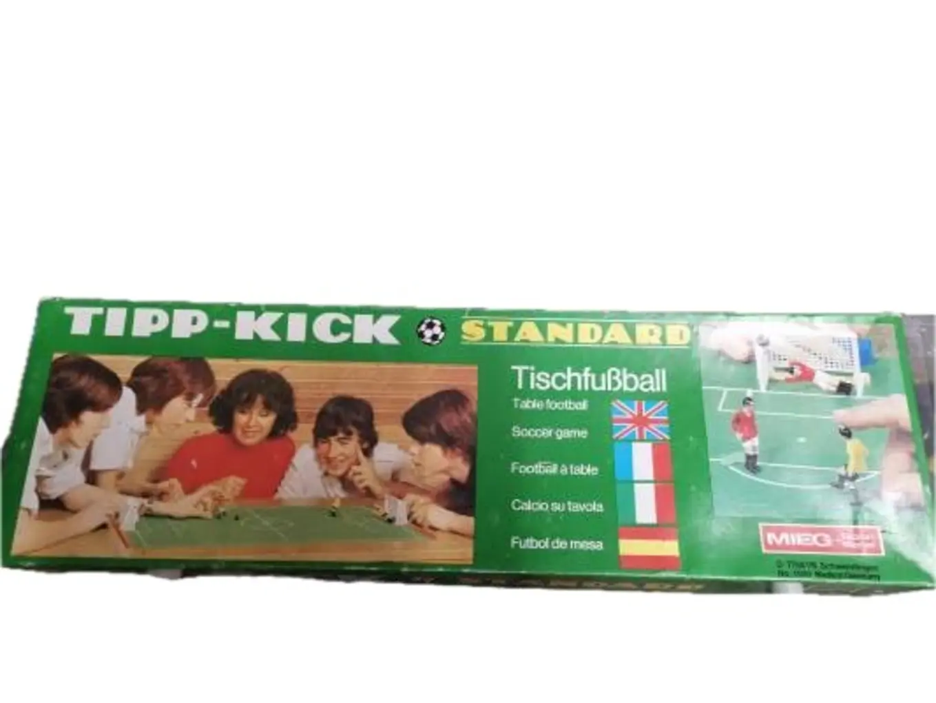 MARKENLOS MIEG Tipp-Kick Standard Tischfußball Spiel No. 1000 Made in Germany