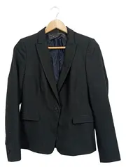 Vorschaubild 3 von Basic Damen Blazer Schwarz Klassisch Gr. S/36 Business Jacke