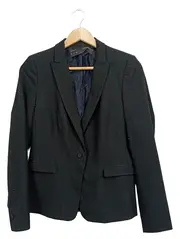 Vorschaubild 1 von Basic Damen Blazer Schwarz Klassisch Gr. S/36 Business Jacke