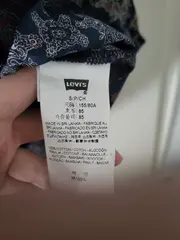 Vorschaubild 4 von Damen Bluse Bohemian Paisley Muster Blau Baumwolle Gr. S/36