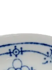 Vorschaubild 4 von Schwarzenbach Unterteller Strohblume blau weiß Bavaria Germany 15cm