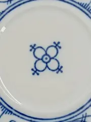 Vorschaubild 3 von Schwarzenbach Unterteller Strohblume blau weiß Bavaria Germany 15cm