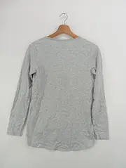 Vorschaubild 4 von Langarmshirt Kinder Gr. 164 Grau Casual Streetwear Baumwolle