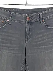 Vorschaubild 2 von &Denim Damen Skinny Jeans Grau W28 L33 Stretch Baumwolle