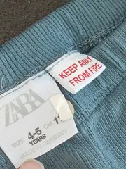 Vorschaubild 4 von Mädchen Leggings Rippstrick Petrol Gr. 110 4-5 Jahre