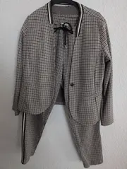 Vorschaubild 4 von Damen Hosenanzug Blazer Hose Hahnentritt kariert XL