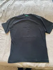 Vorschaubild 4 von Herren T-Shirt Gr. 50/L Schwarz Casual Baumwolle