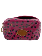 Vorschaubild 1 von Kosmetiktasche Pink Gepunktet Stoff Damen Klein 7x15cm