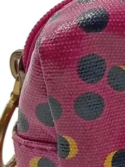 Vorschaubild 4 von Kosmetiktasche Pink Gepunktet Stoff Damen Klein 7x15cm