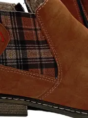 Vorschaubild 3 von Damen Stiefelette Chelsea Boot Braun Wildlederoptik Gr. 40