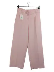 Vorschaubild 1 von Damen Culotte Anzughose Rosa Gürtel High Waist Gr. M 38