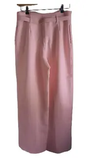 Vorschaubild 3 von Damen Culotte Anzughose Rosa Gürtel High Waist Gr. M 38