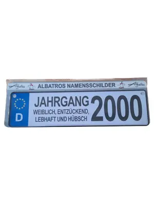 ALBATROS Blechschild