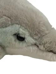 Vorschaubild 3 von Delfin Kuscheltier Plüschtier Grau 16cm Meerestier Baby