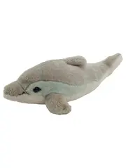 Vorschaubild 2 von Delfin Kuscheltier Plüschtier Grau 16cm Meerestier Baby