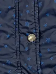 Vorschaubild 3 von Kinder Steppjacke Mädchen Gr. 98 Blau Sterne Kapuze Winterjacke