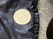 Vorschaubild 5 von Kinder Steppjacke Mädchen Gr. 98 Blau Sterne Kapuze Winterjacke