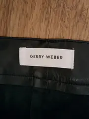 Vorschaubild 3 von Damen Kunstleder Hose Schwarz Größe 46 Business Stoffhose