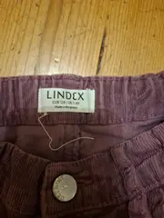 Vorschaubild 3 von Mädchen Cordhose Bootcut Gr. 128 Lila Cord 100% Baumwolle