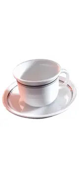 Vorschaubild 1 von Thomas Tasse mit Untertasse Set Weiß Klassisch Porzellan 250ml Geschirr