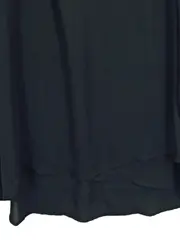 Vorschaubild 3 von Damen Bluse Gr. 40 L Schwarz Perlenbesatz Langarm Modern