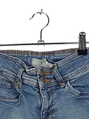 Vorschaubild 2 von Dubstar Mädchen Jeans Regular Fit Gr. 122 Blau Bootcut Denim