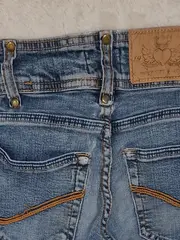 Vorschaubild 3 von Dubstar Mädchen Jeans Regular Fit Gr. 122 Blau Bootcut Denim